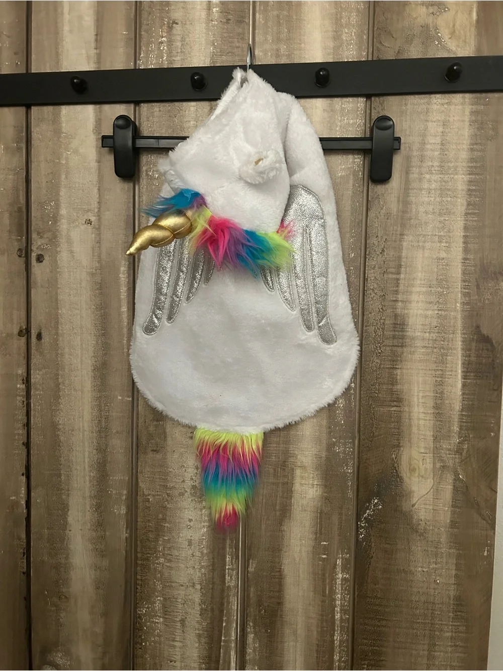 Unicorn costume for dog, M